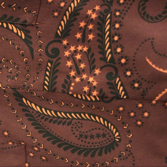 Abercrombie Purple Patterned Blouse - Picture 2 of 2